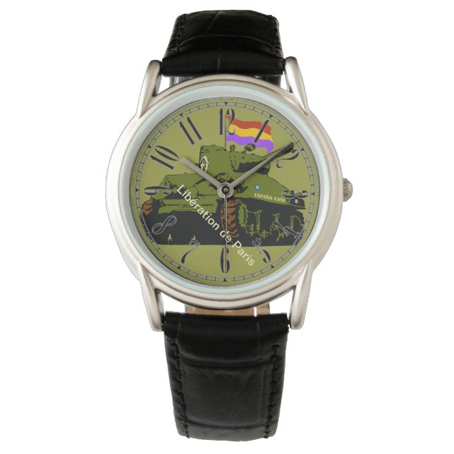 Libération de Paris Wrist Watch Horloge (Voorkant)