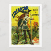LIBERATOR-fietsen en  fiets voor automatische gege Briefkaart (Voorkant)
