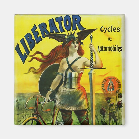 LIBERATOR-fietsen en  fiets voor automatische gege Magneet (Voorkant)