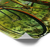 LIBERATOR-fietsen en  fiets voor automatische gege Poster (Hoek)