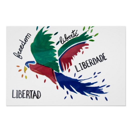 Liberdade Arara Perfect Poster (Voorkant)