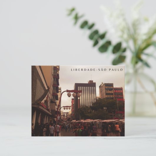 Liberdade - São Paulo Briefkaart (Staand voorkant)