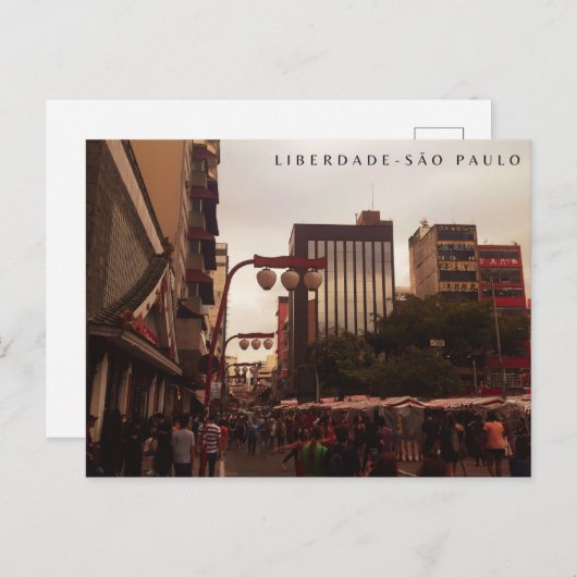 Liberdade - São Paulo Briefkaart (Voorkant / Achterkant)