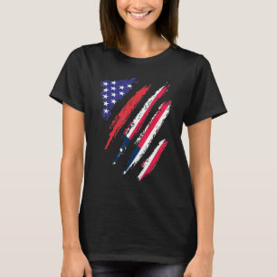 Liberia American Grown Flag USA Patriot Heritage T-shirt