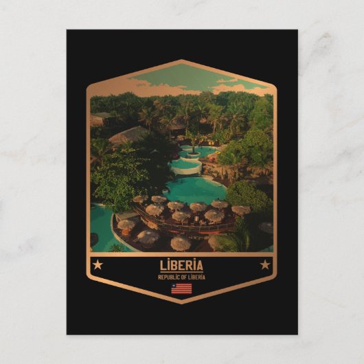 Liberia Briefkaart (Voorkant)