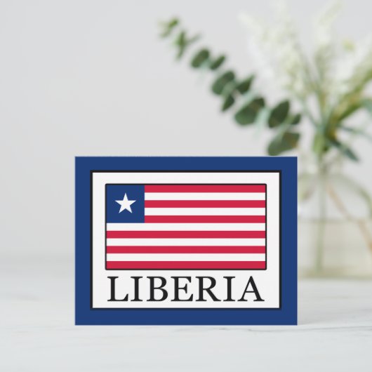 Liberia Briefkaart (Staand voorkant)