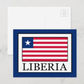 Liberia Briefkaart (Voorkant / Achterkant)