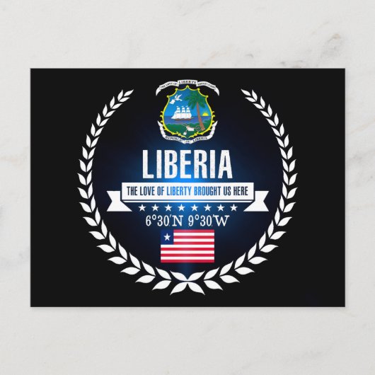 Liberia Briefkaart (Voorkant)