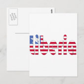 Liberia Briefkaart (Voorkant / Achterkant)