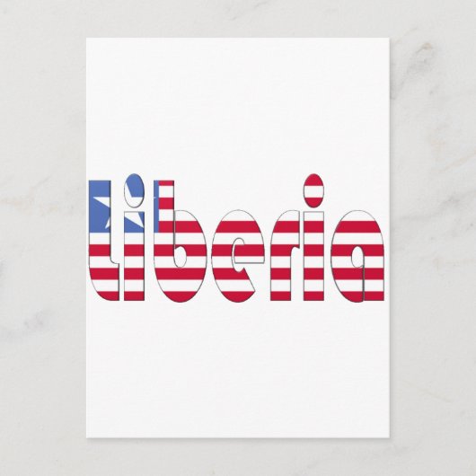 Liberia Briefkaart (Voorkant)