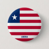 Liberia charming patriottische Button (Voorkant)