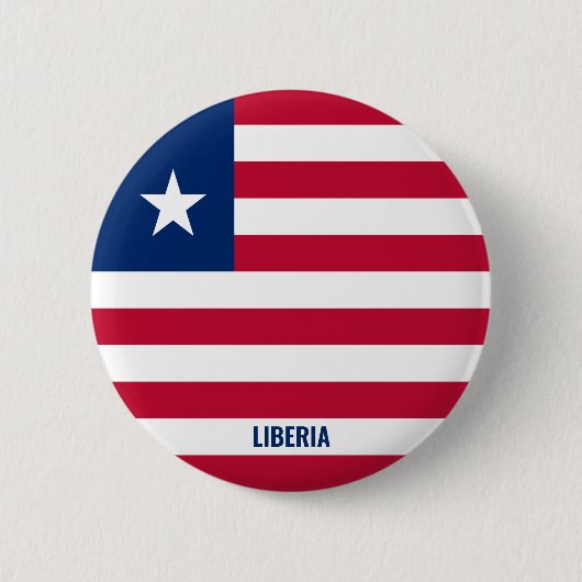Liberia charming patriottische Button (Voorkant)