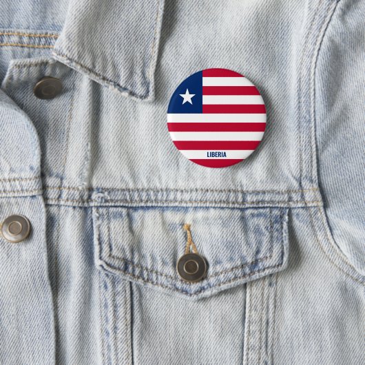 Liberia charming patriottische Button (In situ)