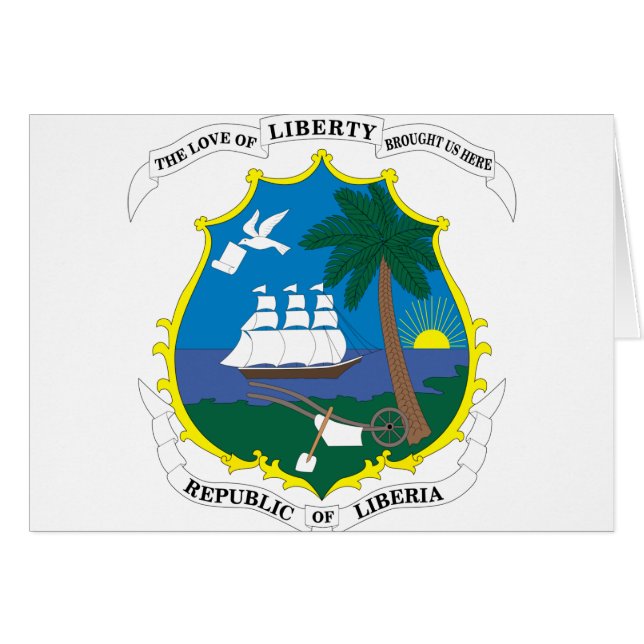 liberia embleem (Voorkant Horizontaal)