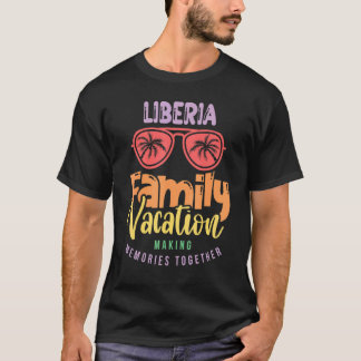 Liberia Familie Vakantie Matching Outfit T-shirt