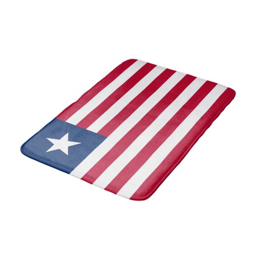 Liberia Flag Badmat (Gekanteld)