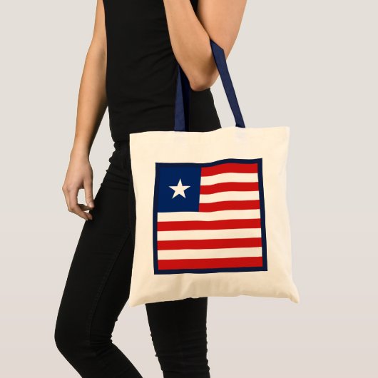 Liberia Flag Bag Tote Bag (Voorkant (product))