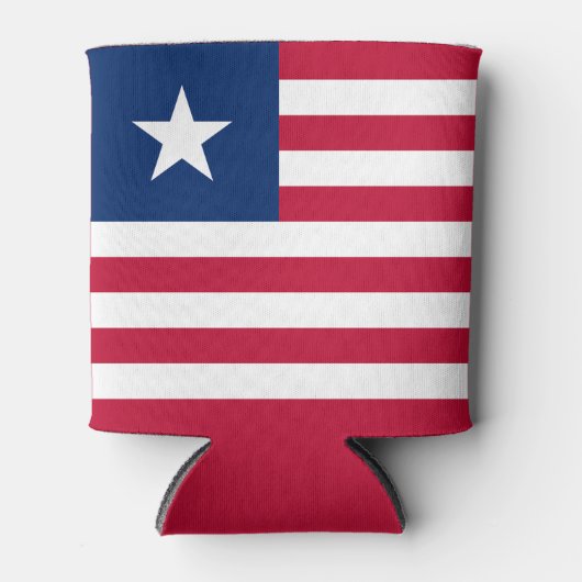 Liberia Flag Blikjeskoeler (Voorkant)
