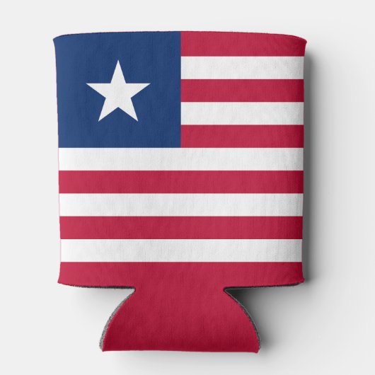 Liberia Flag Blikjeskoeler (Achterkant)