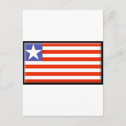 Liberia Flag Briefkaart (Voorkant)