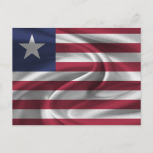 Liberia Flag Briefkaart