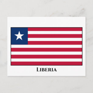 Liberia Flag Briefkaart