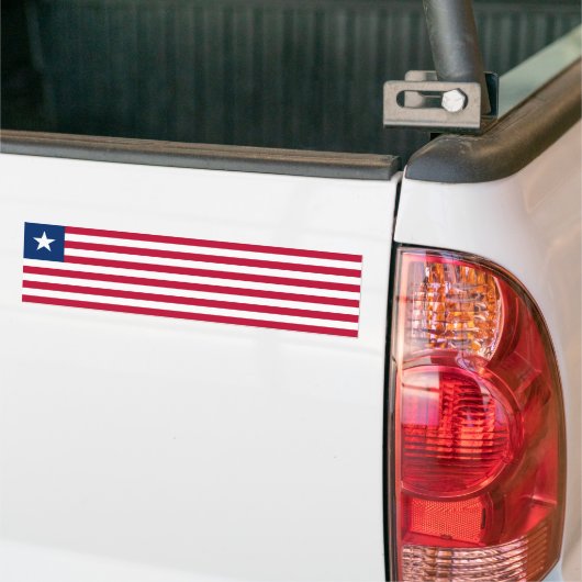 Liberia Flag Bumpersticker (Op Truck)
