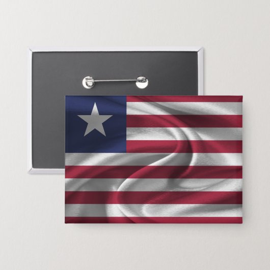 Liberia Flag Button (Voorkant / Achterkant)