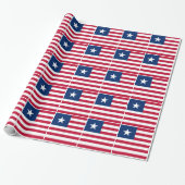 Liberia Flag Cadeaupapier (Uitgerold)