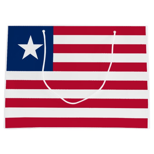 Liberia Flag Groot Cadeauzakje (Voorkant)