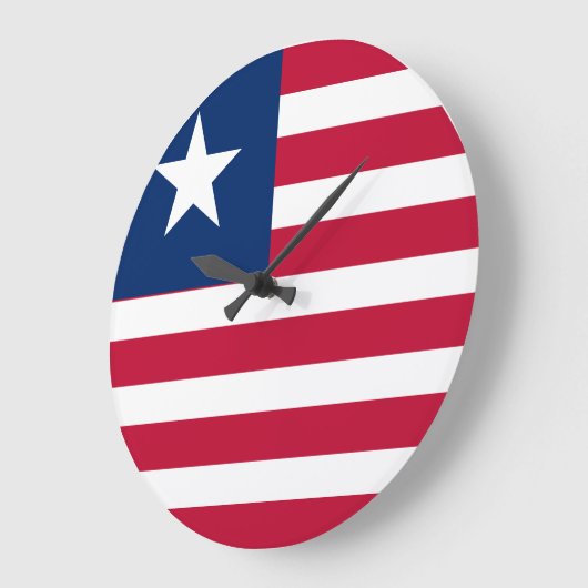 Liberia Flag Grote Klok (Hoek)