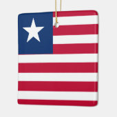 Liberia Flag Keramisch Ornament (Links)