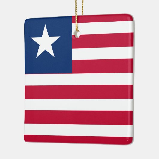 Liberia Flag Keramisch Ornament (Links)
