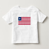 Liberia Flag Kinder Shirts (Voorkant)