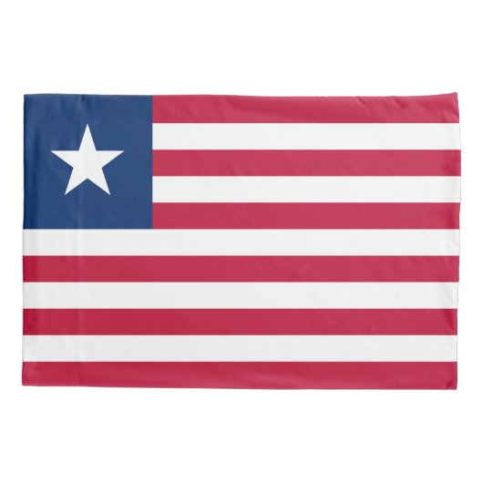 Liberia Flag Kussensloop (Achterkant)