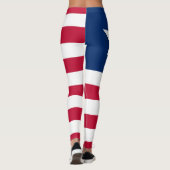 Liberia Flag Leggings (Achterkant)