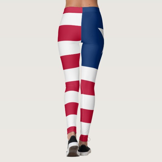 Liberia Flag Leggings (Achterkant)