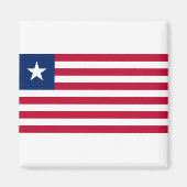 Liberia Flag Magneet (Voorkant)