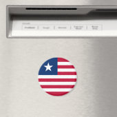 Liberia Flag Magneet (Insitu (Vaatwasser))