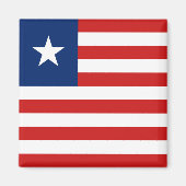 Liberia Flag Magnet (Voorkant)