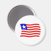 Liberia Flag Magnet (Voorkant / Achterkant)