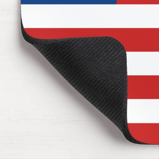 Liberia Flag Mousepad Muismat (Hoek)