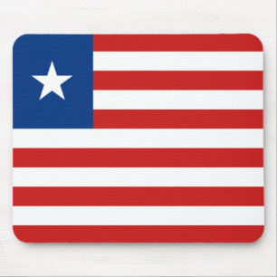 Liberia Flag Mousepad Muismat