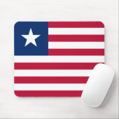 Liberia Flag Muismat (Met muis)