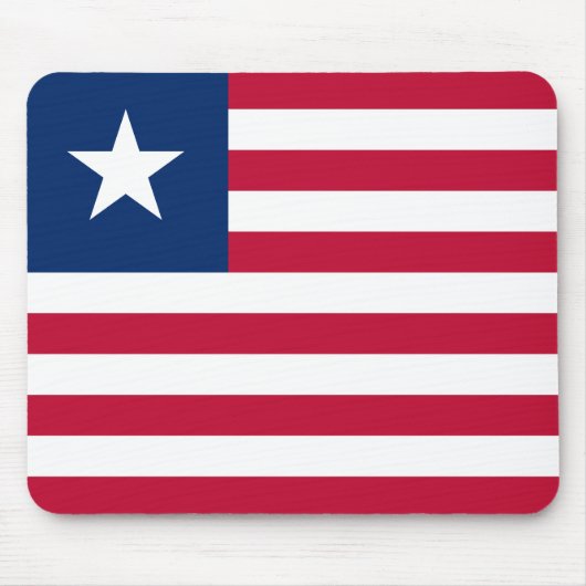Liberia Flag Muismat (Voorkant)