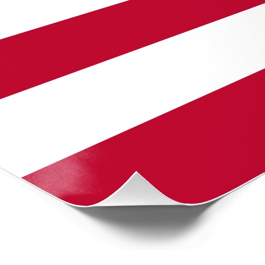 Liberia Flag Perfect Poster (Hoek)