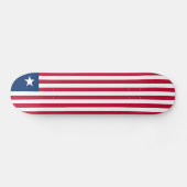 Liberia Flag Persoonlijk Skateboard (Horizontaal)