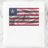 Liberia Flag Rechthoekige Sticker (Tas)