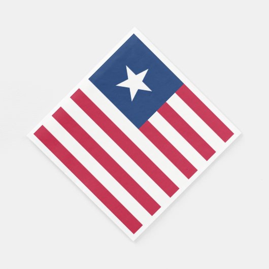 Liberia Flag Servet (Hoek)