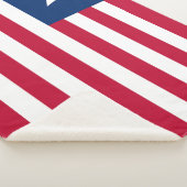 Liberia Flag Sherpa Deken (3/4)